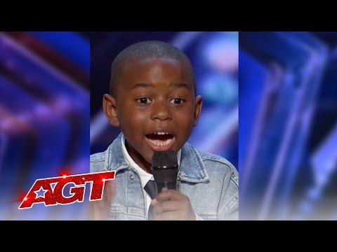 🤣 Kid Comedian ROASTS His Dad | AGT 2021 | #Shorts